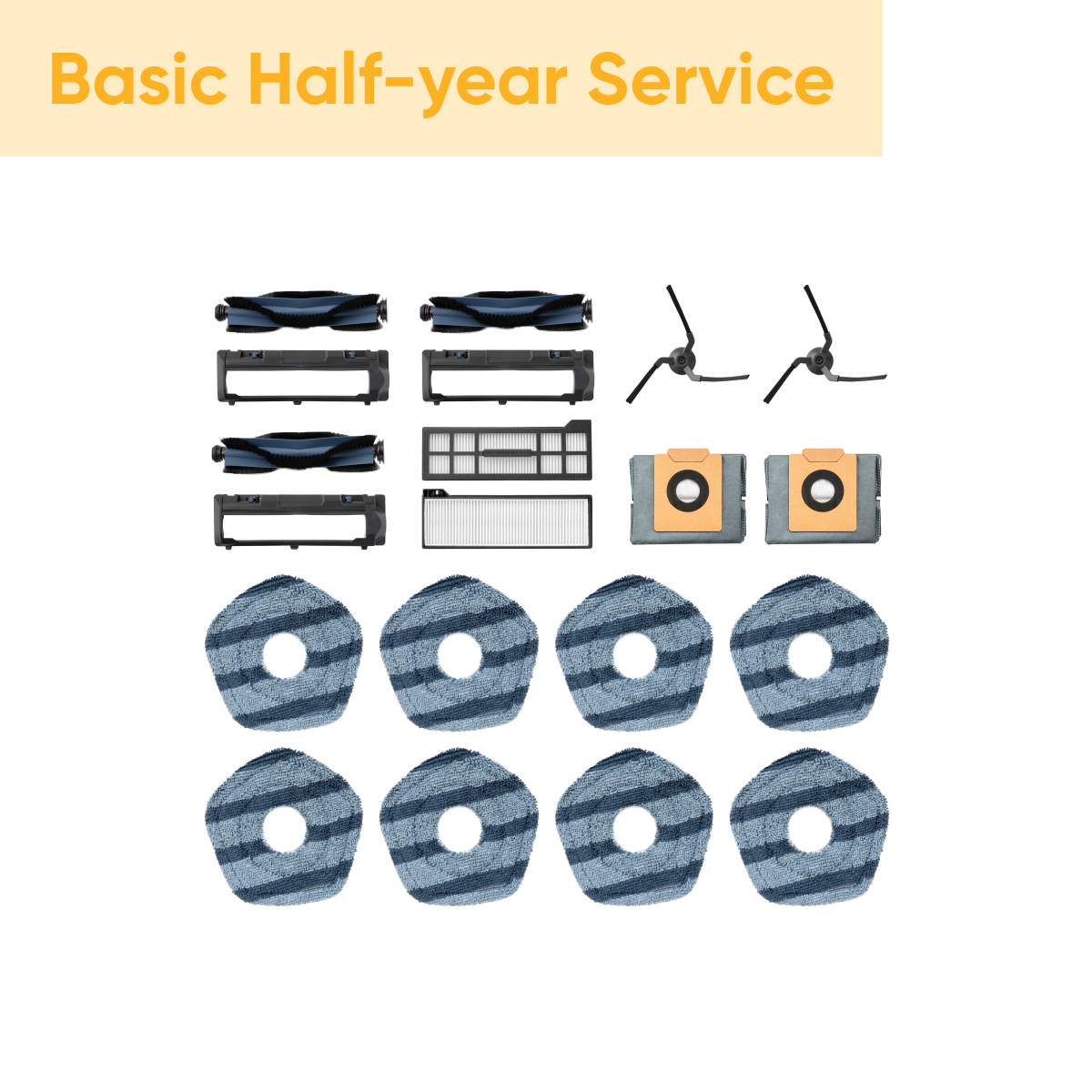 eufy X10 Pro Omni Accessories Subscription Service -- Basic Half-Year Service