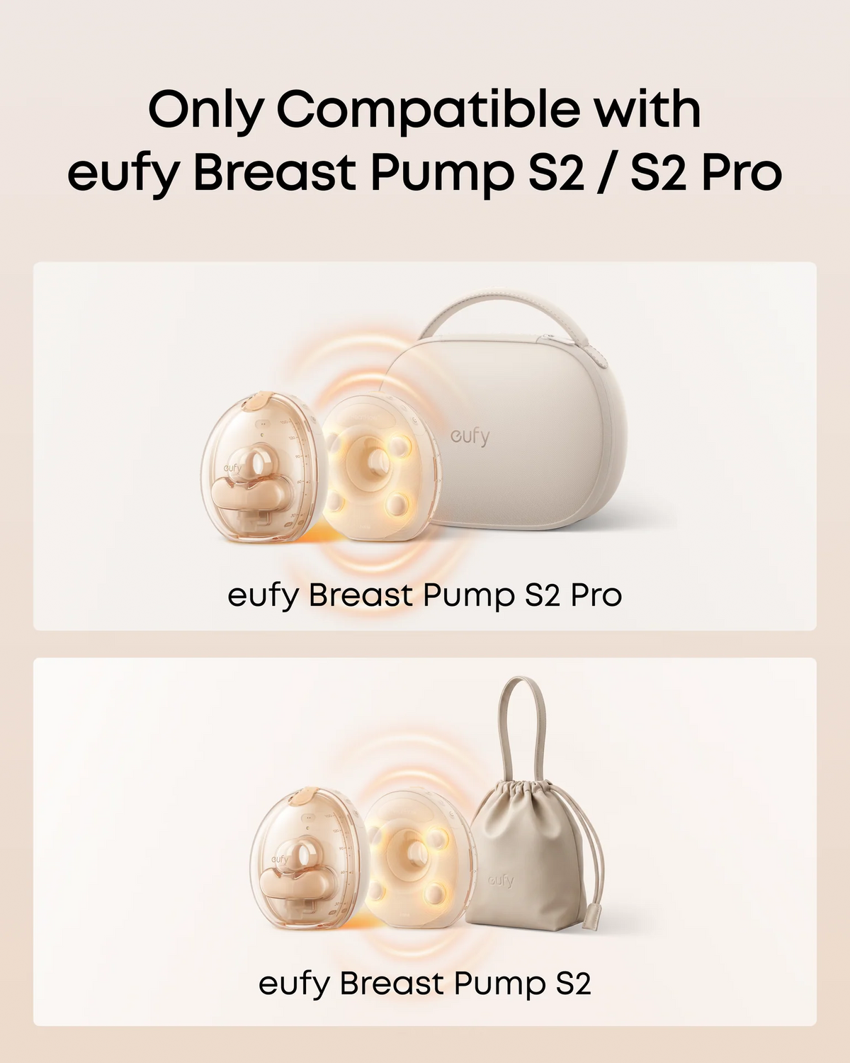 eufy Breast Pump S2 / S2 Pro Milk Container (5 oz, 2-Pack)