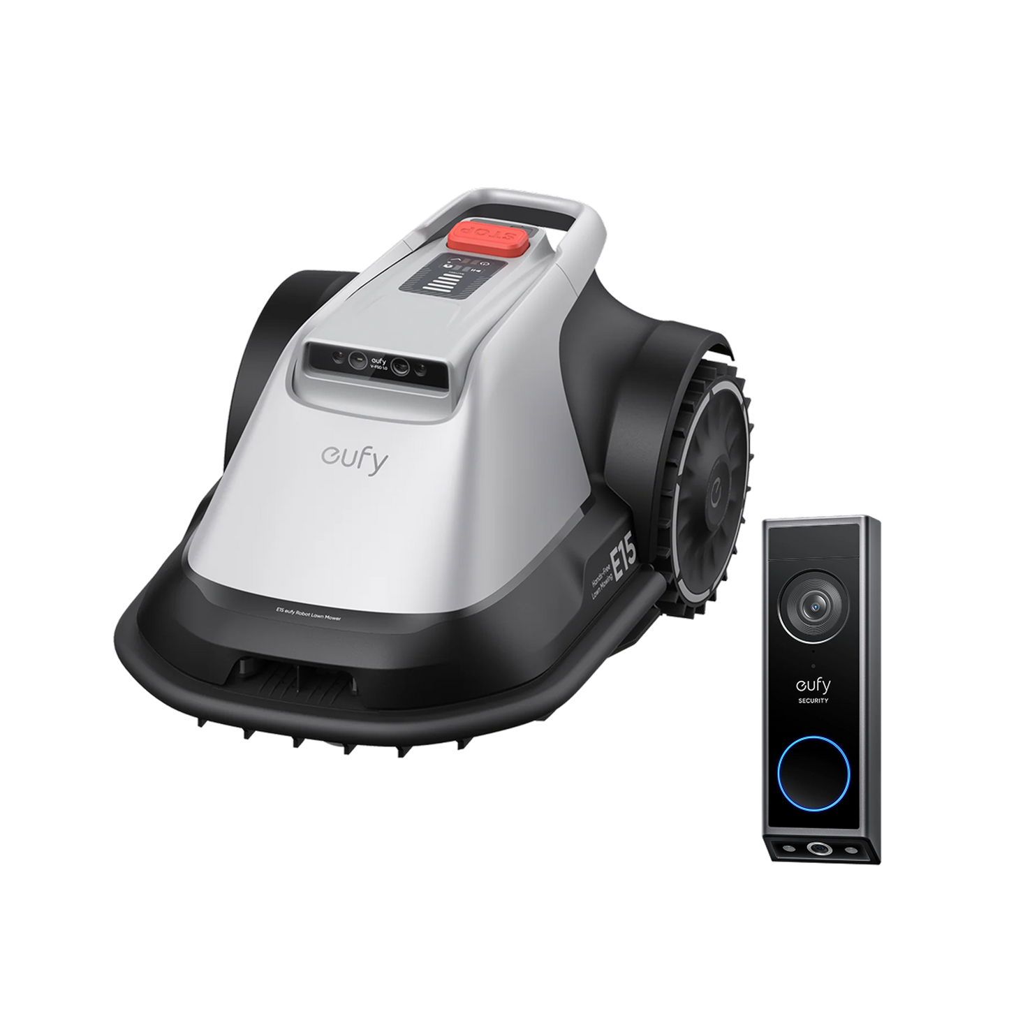 eufy Robot Lawn Mower E15 + Video Doorbell E340